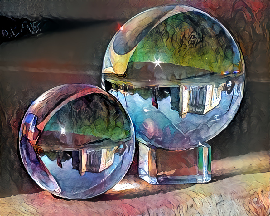 What's in YOUR Crystal Ball? (From my own photo)