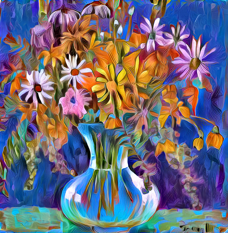 Vase of flowers