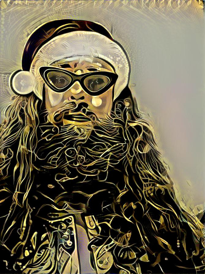 Hipster Santa