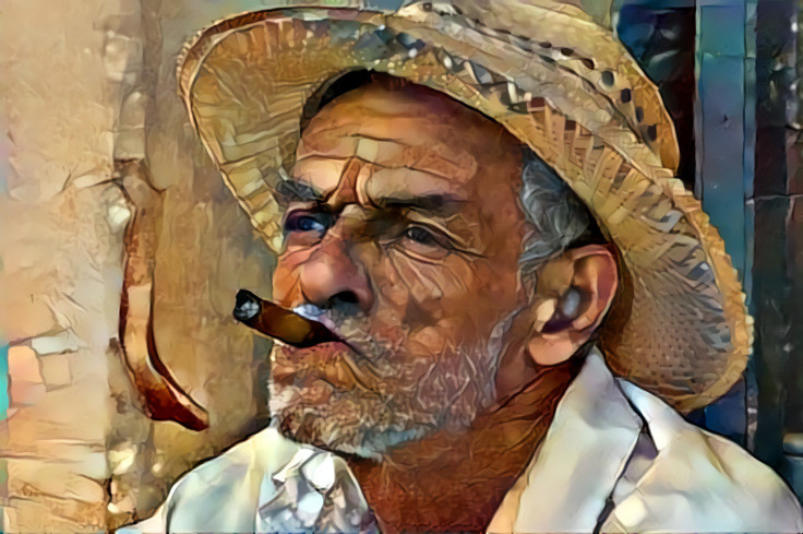 Old man in Trinidad Cuba