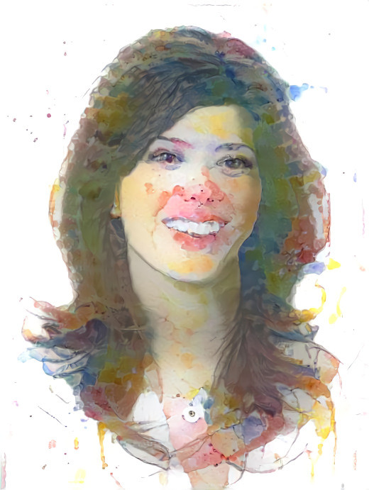 marisa tomei - watercolor