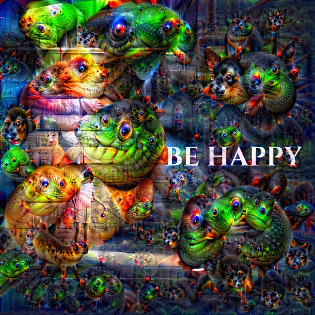 be happy