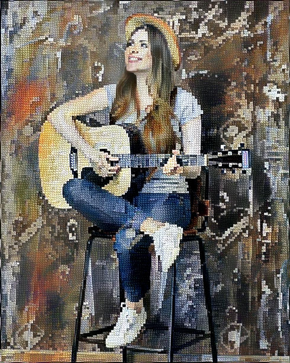 Girl with guitar