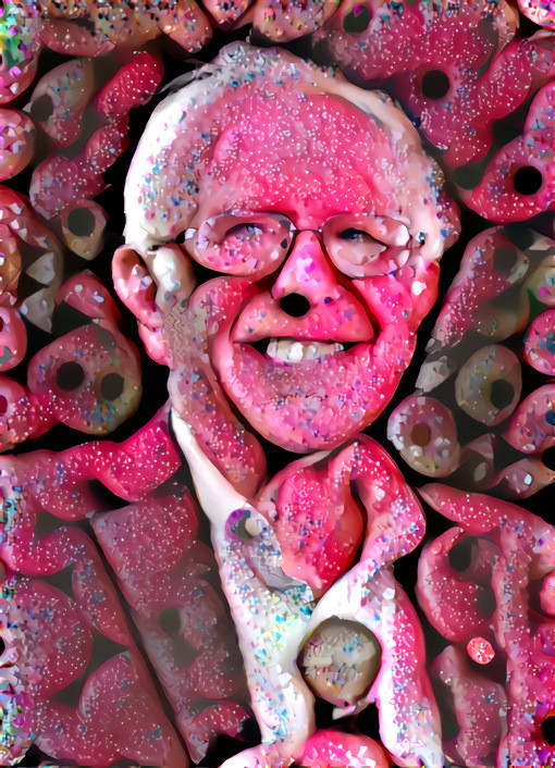 bernie sanders, retexture, doughnuts, donuts