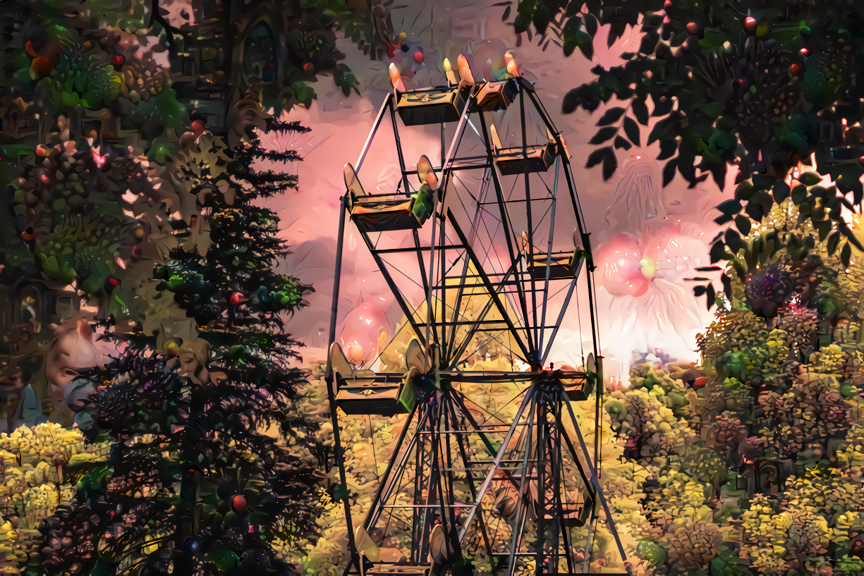 Storybook Gardens Ferris Wheel, London, Ontario [IR+UV]