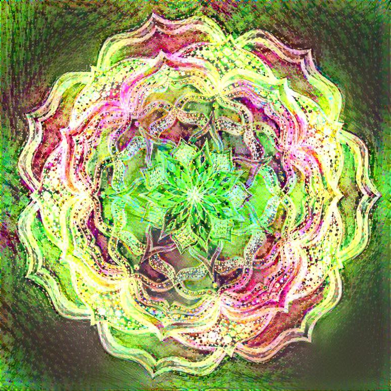 Green & Pink Mandala