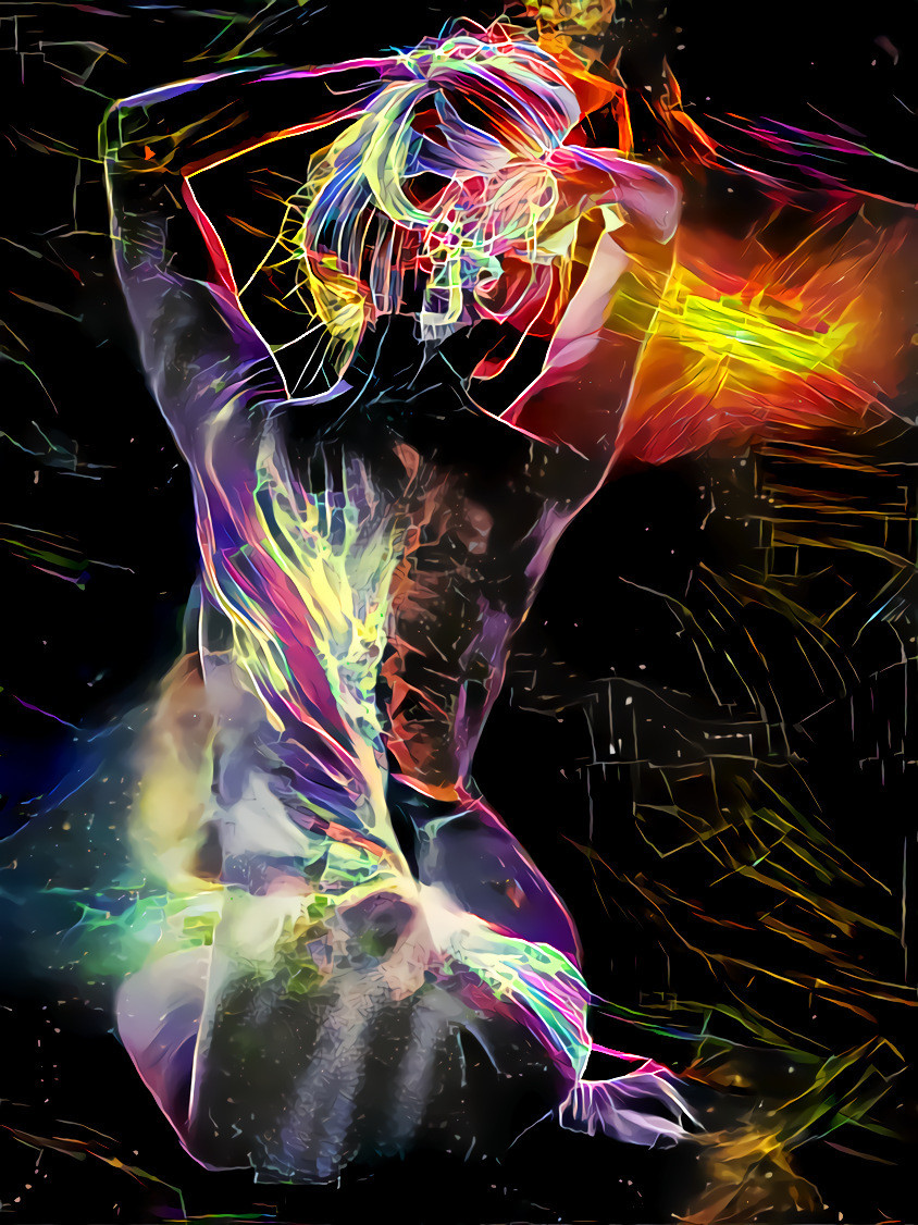 My remix of John Poppleton’s body painting