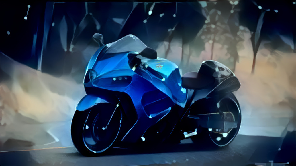 Blue Bike 