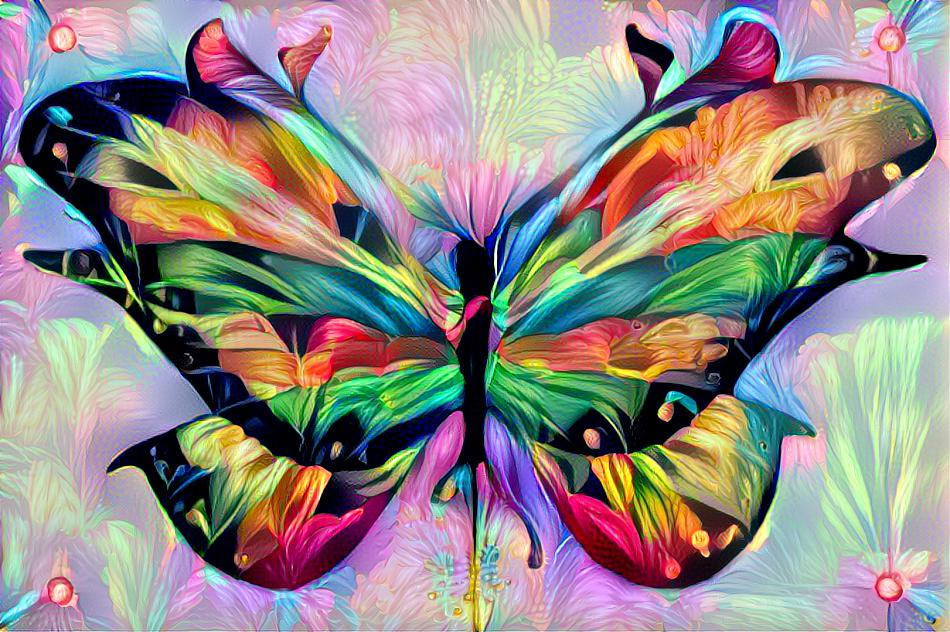 Mardi Gras Butterfly