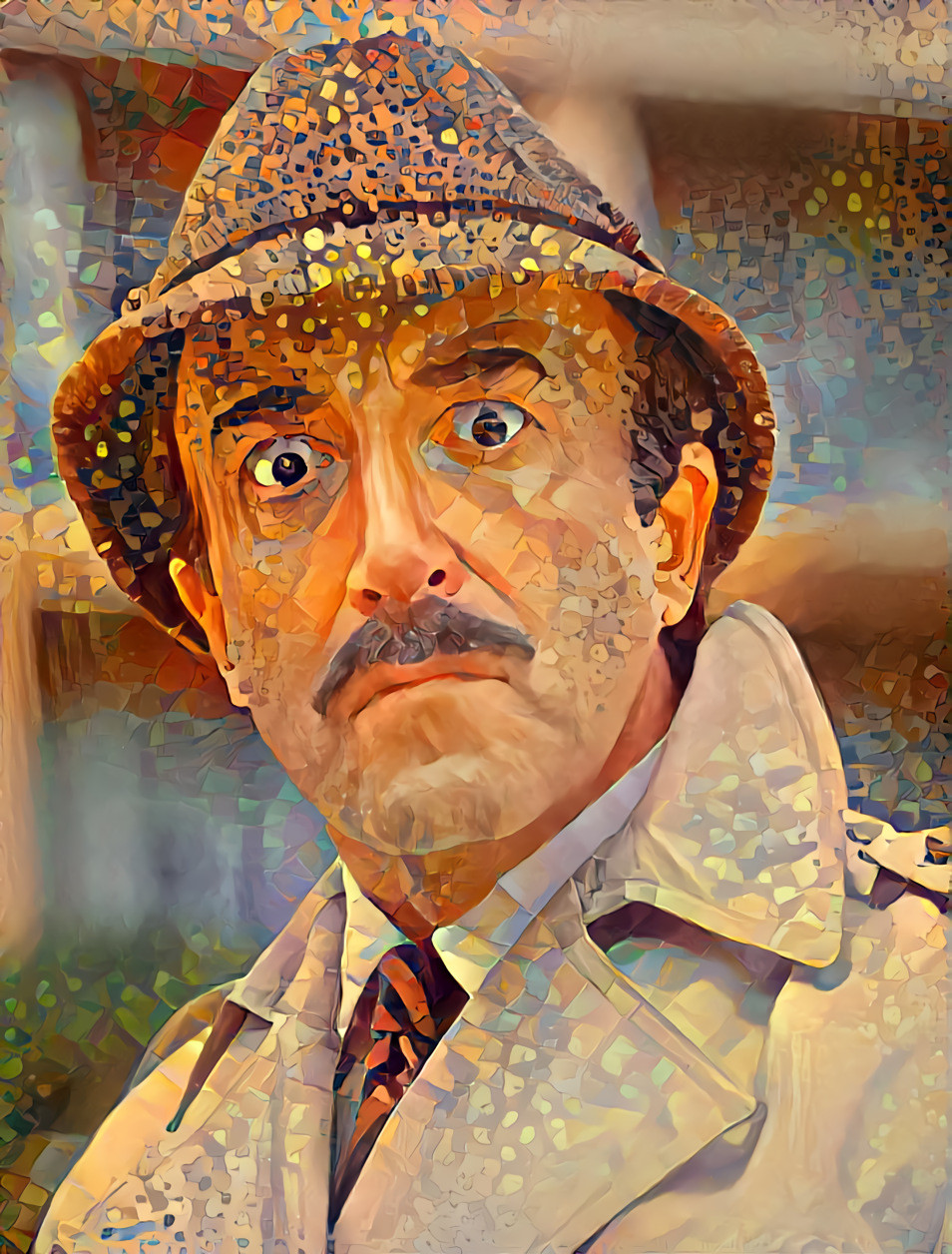 Peter Sellers as inspector Clouseau