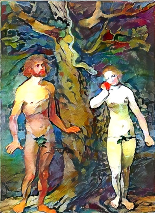 Adam and Eve I-01 (courtesy Lucas Cranach the Elder)