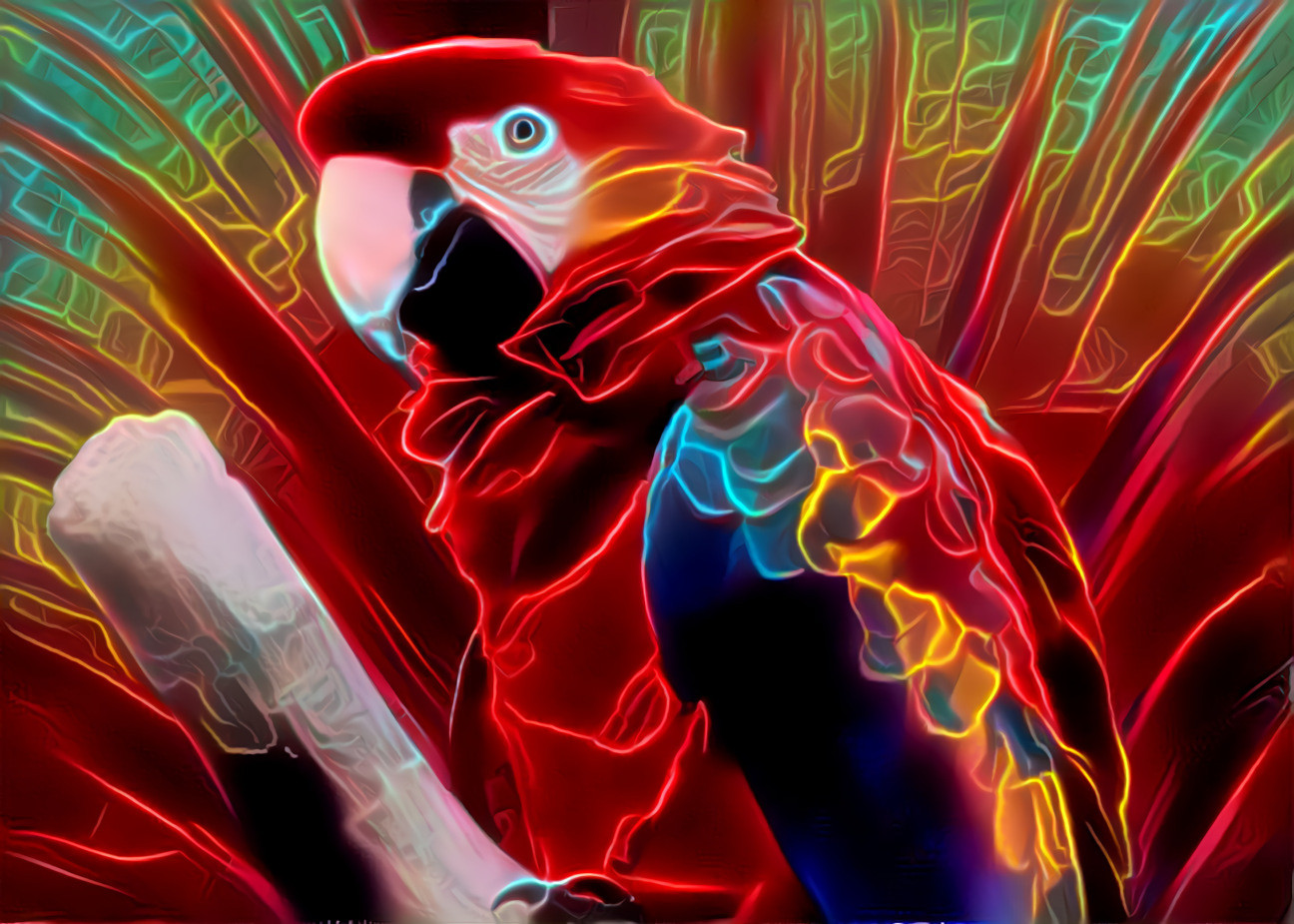 Neon Parrot 