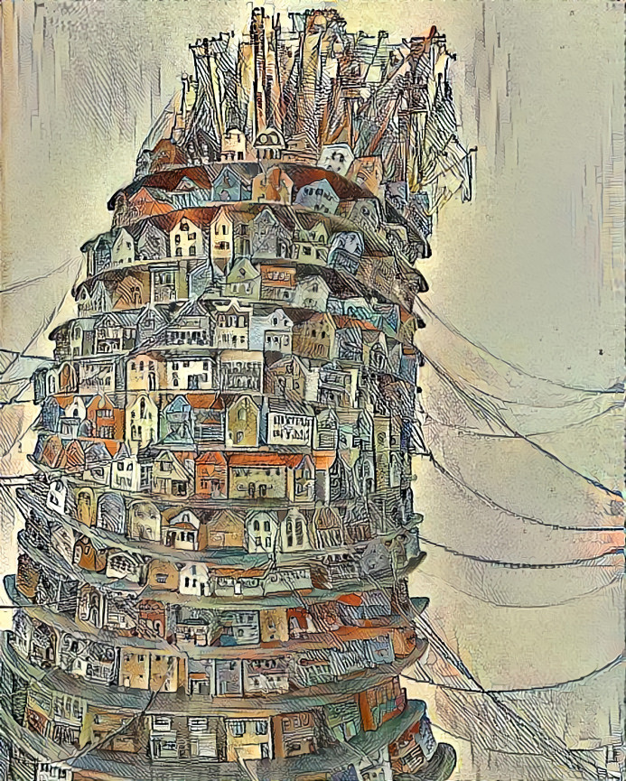 Babel tower