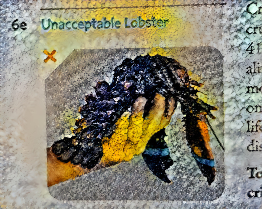 Unacceptable Lobster