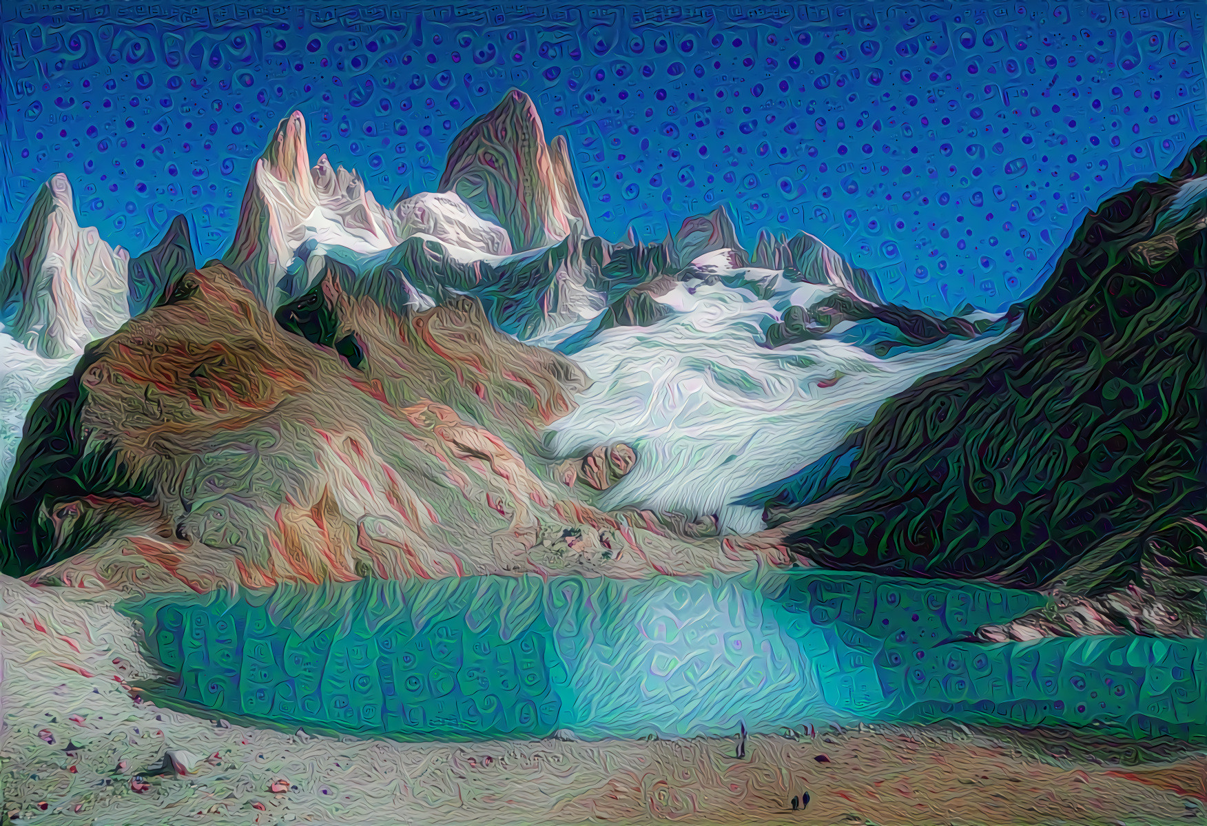 Mount Fitzroy, Mountain Glacier, Patagonia