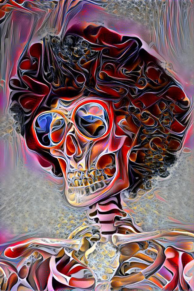 Skull Guy With Crazy Style