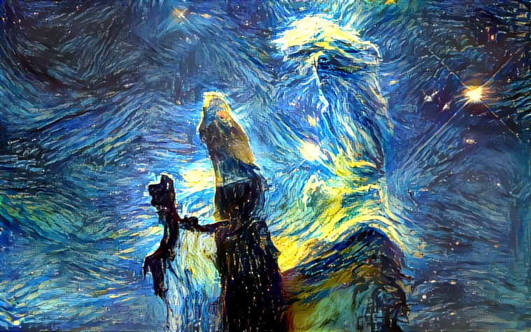 Van Gogh's Pillars of Creation