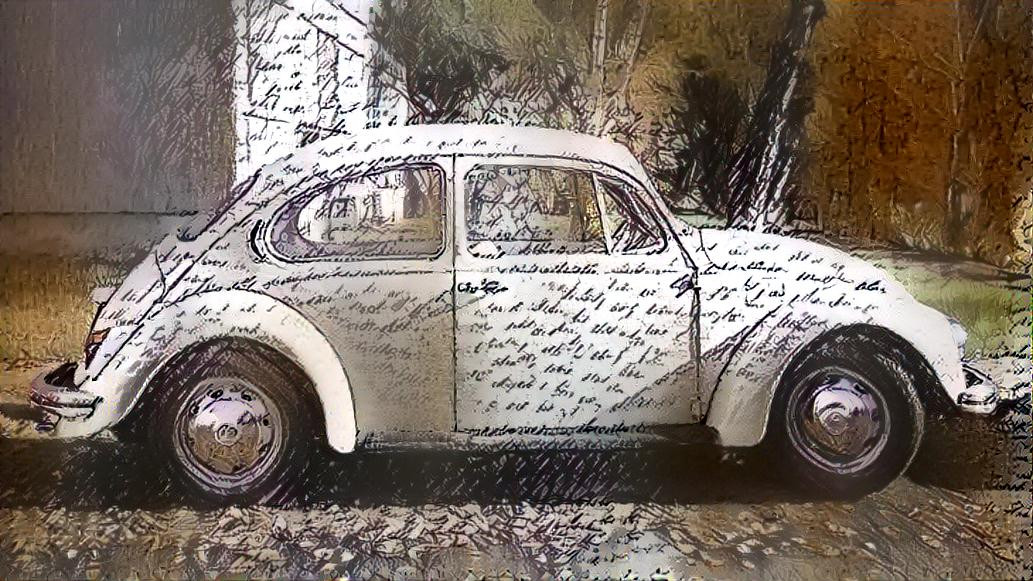 An Autographed Volkswagen Bug