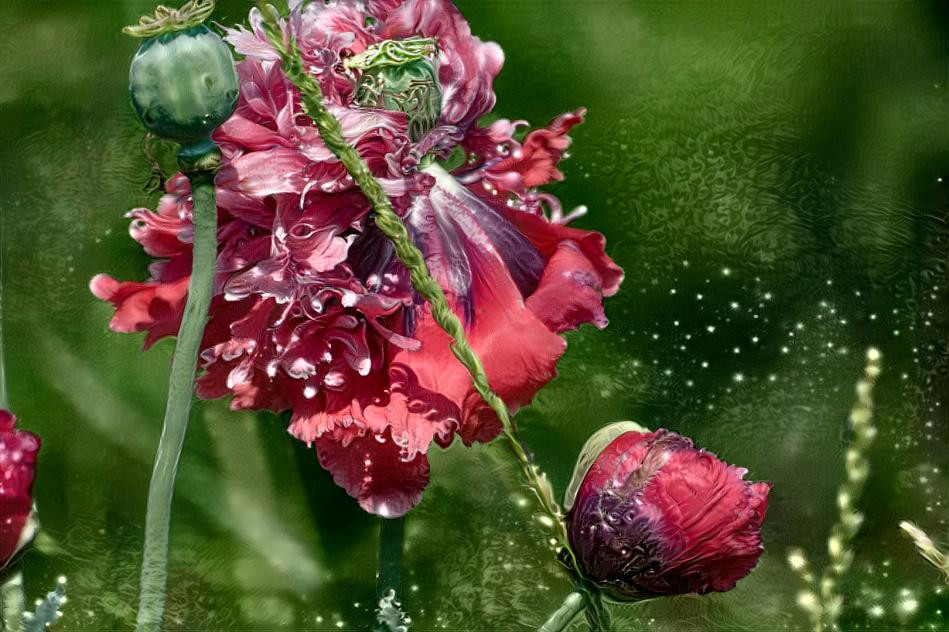 Red poppie , papaver