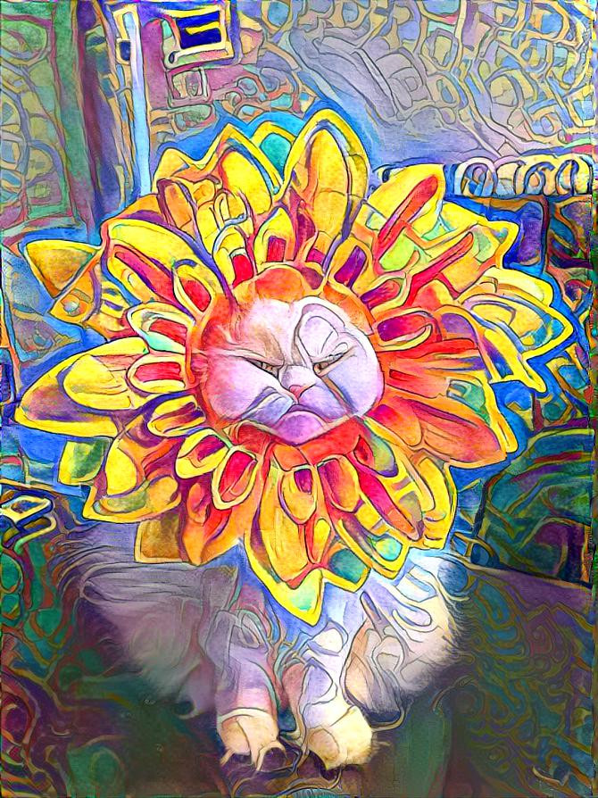 Flower cat