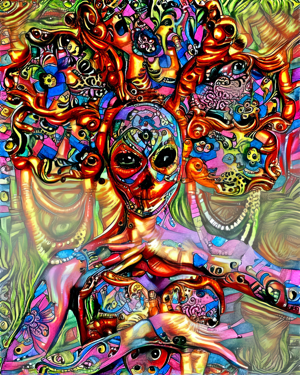 Psychedelic Statue VIII (no idea about source or style)