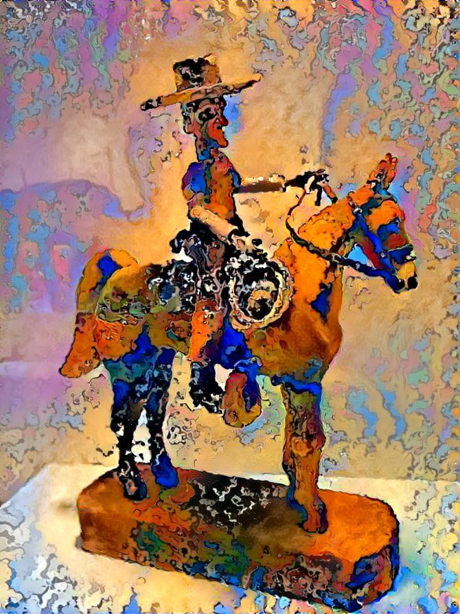 Folk Art Cowboy