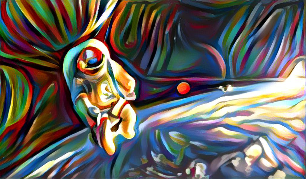 Abstract Astronaut