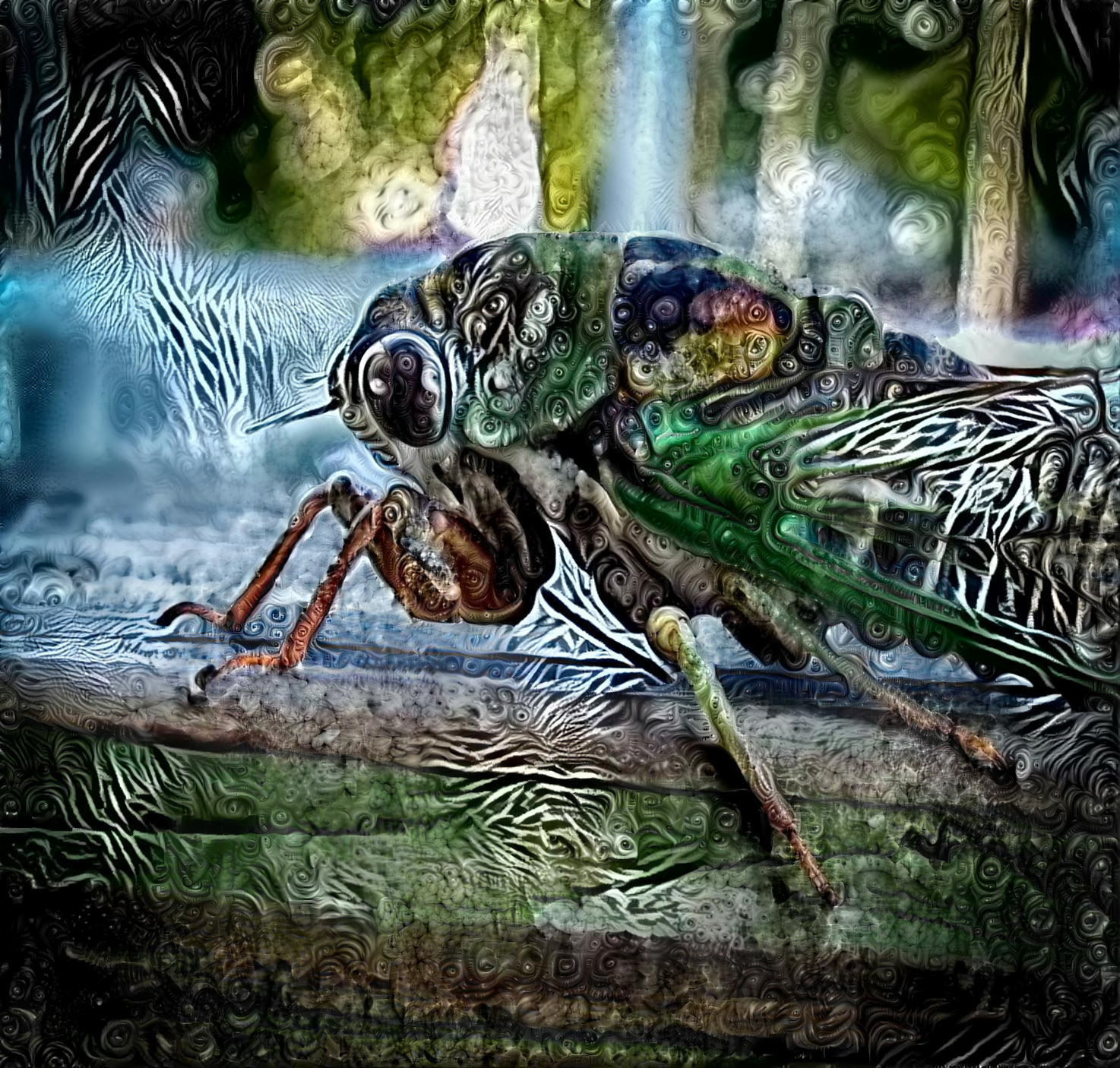 Porch Cicada