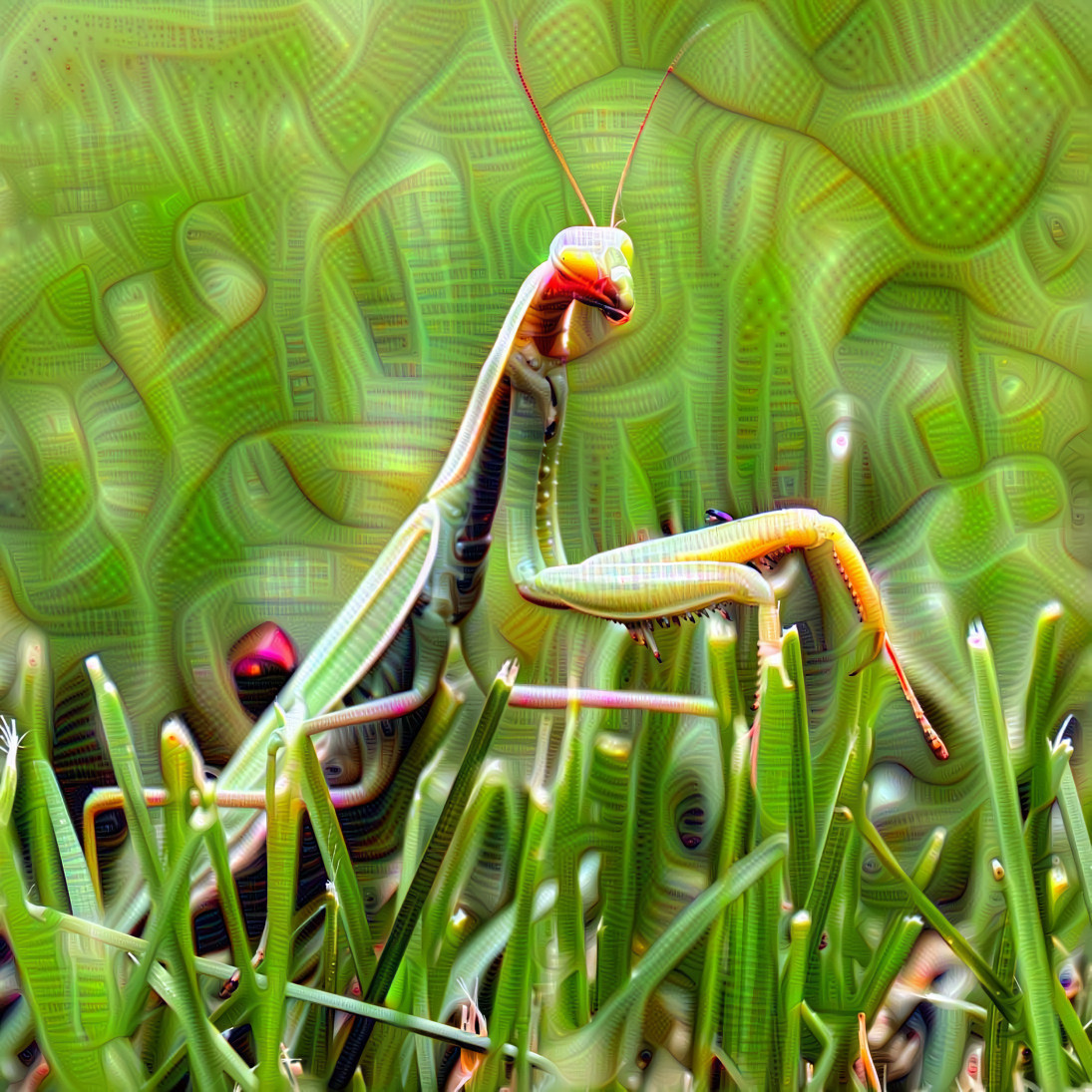 Mantis and Friend