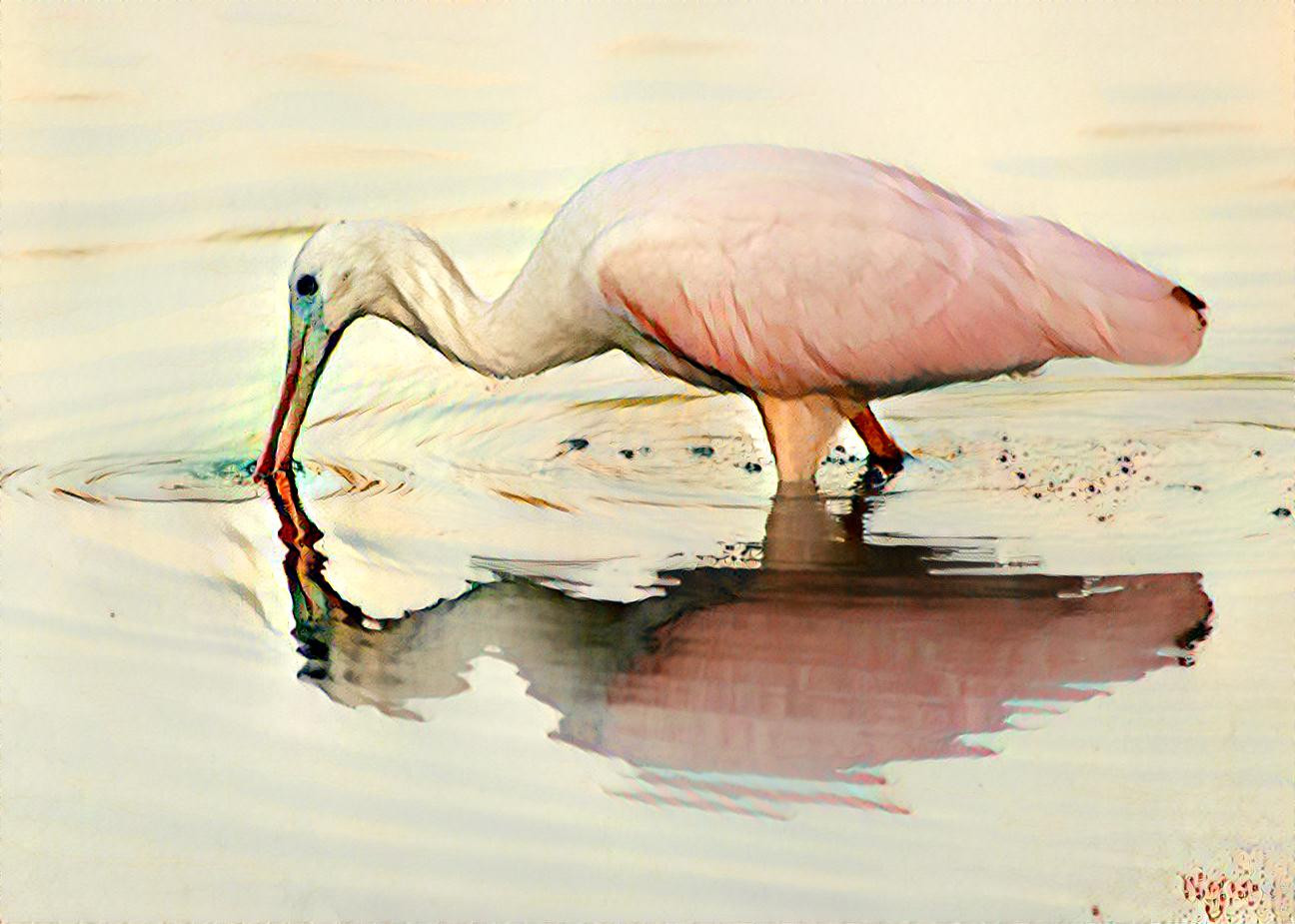 Roseate spoonbill