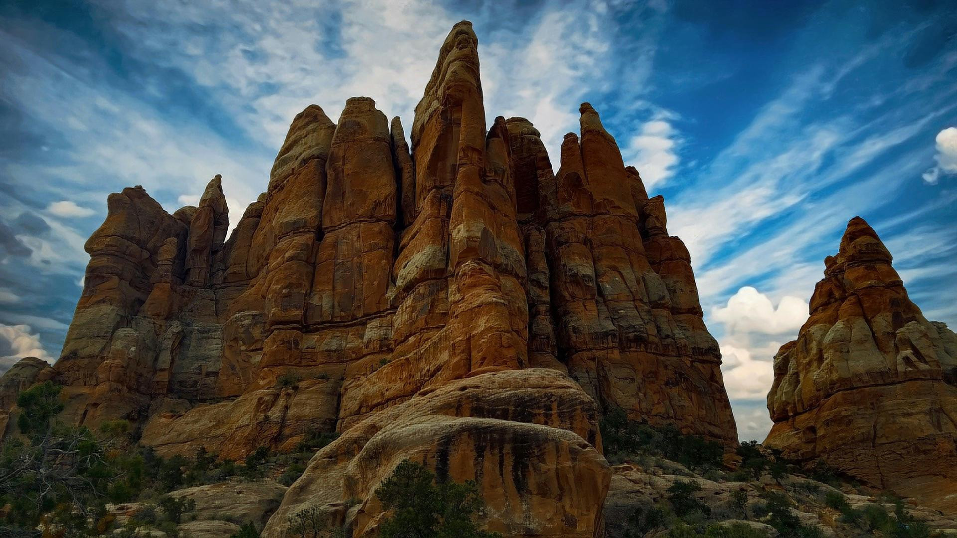 Desert, Sandstone Canyon