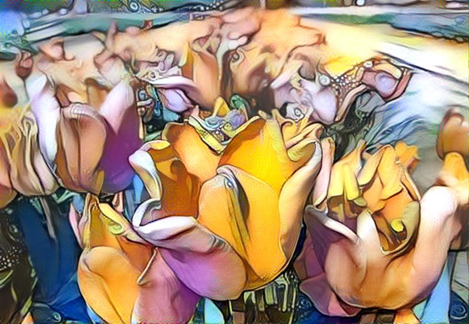 Deep Dream Tulips