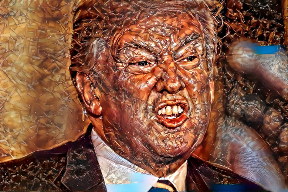 Trump made of roaches