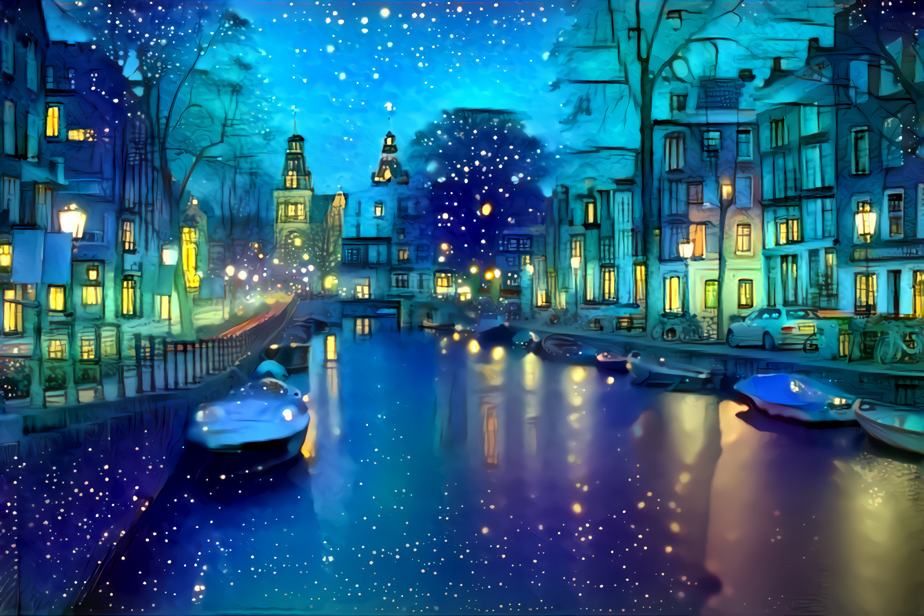 Winter Evening, Amsterdam (Image by Yanko Peyankov from Pixabay)