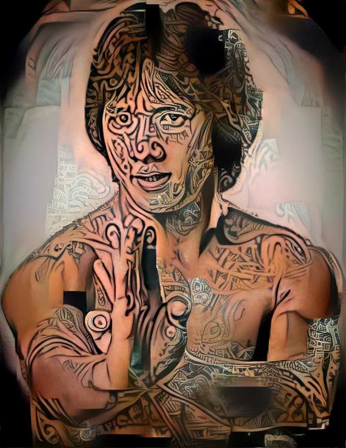 jackie chan - maori style