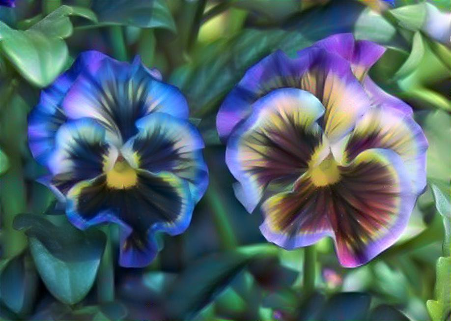 Springtime Pansies