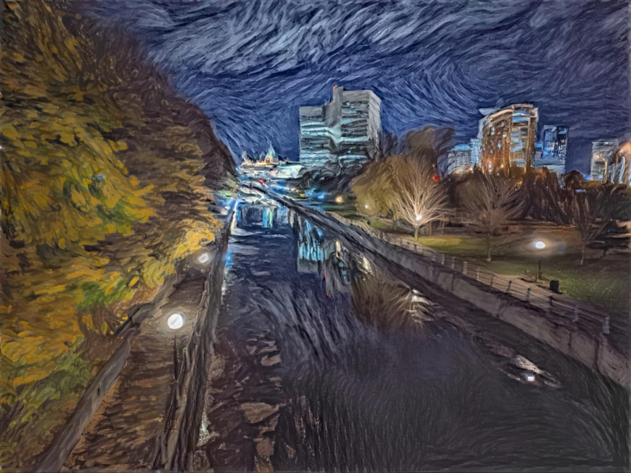 Rideau Canal, facing north