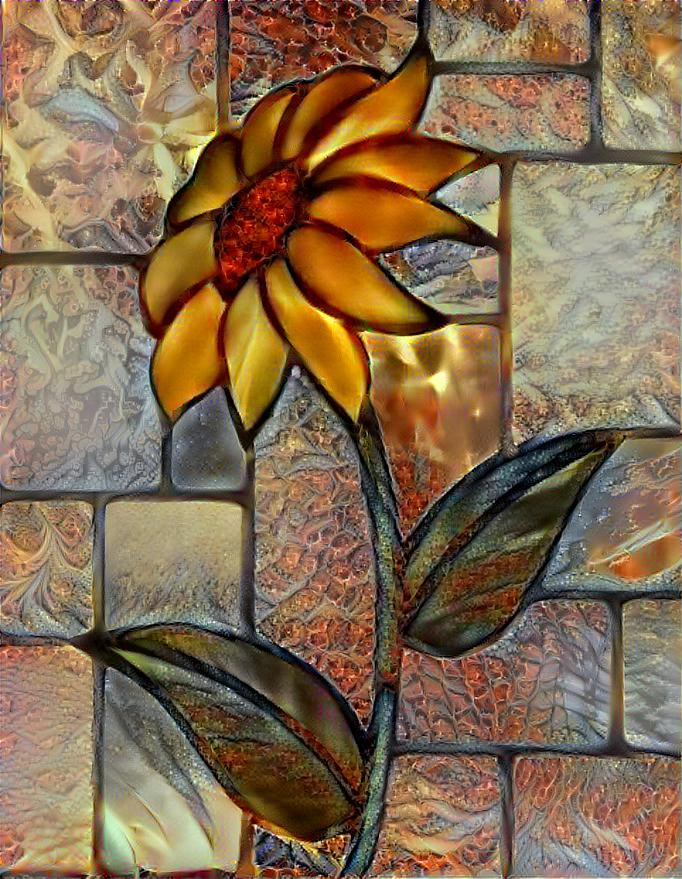 Mosaic flower