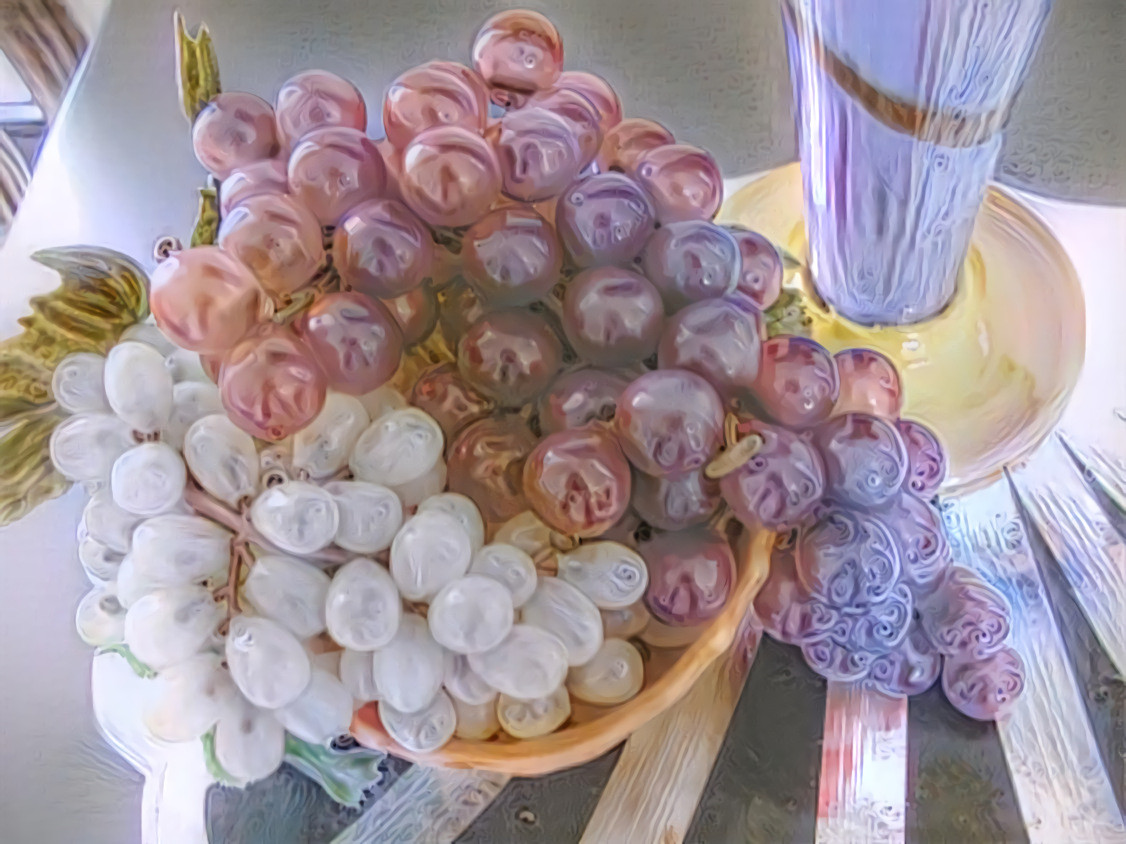 Grapes and glass - Photo from 2001