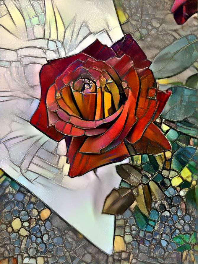 Mosaik rose 
