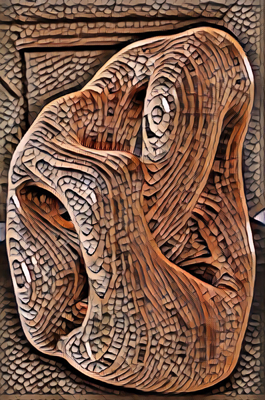 Wood in knots