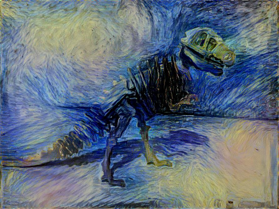 dinosaur of Van Gogh