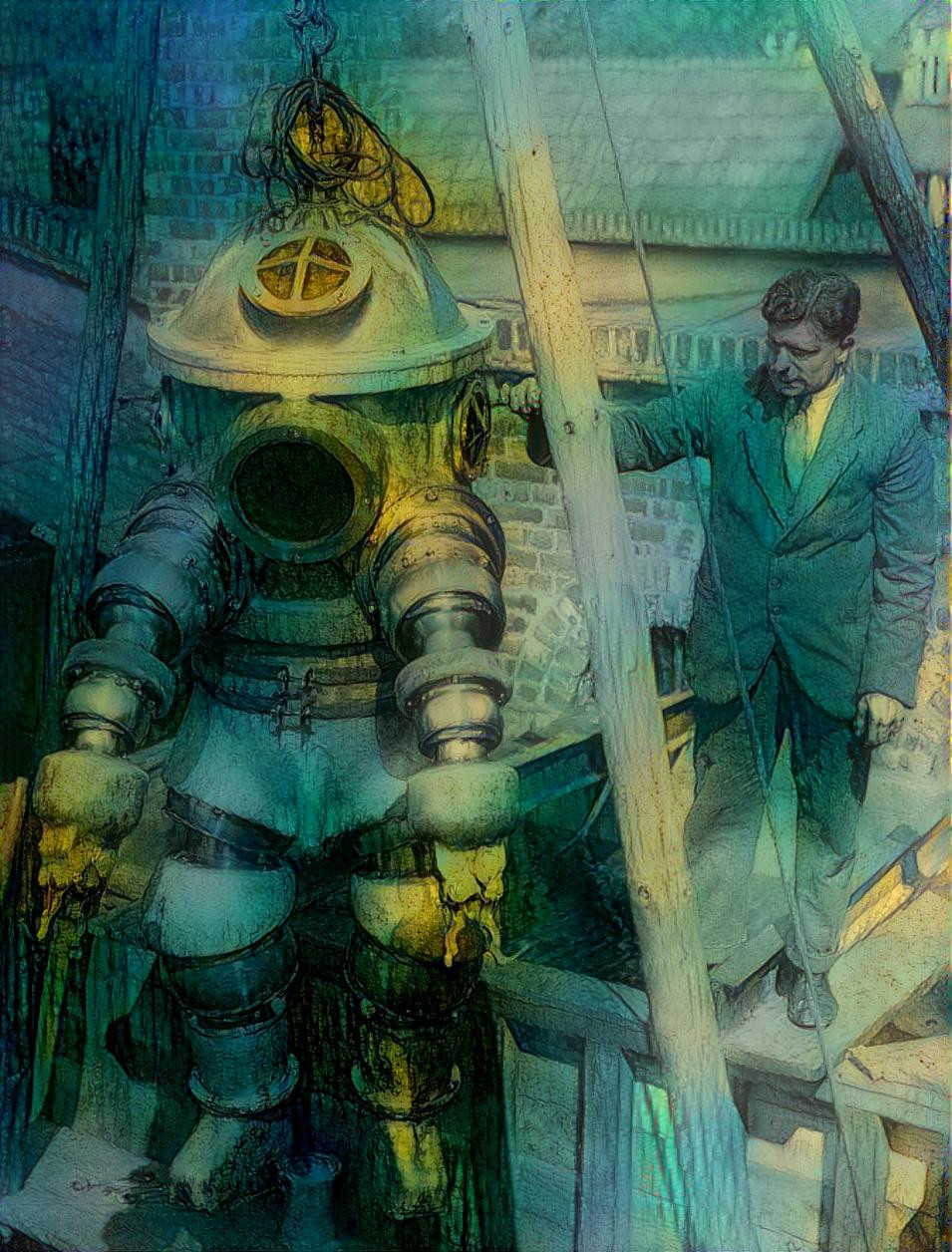 Vintage Diving Suit Series №.3