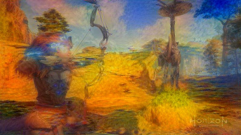 Horizon Zero Dawn Monet Style