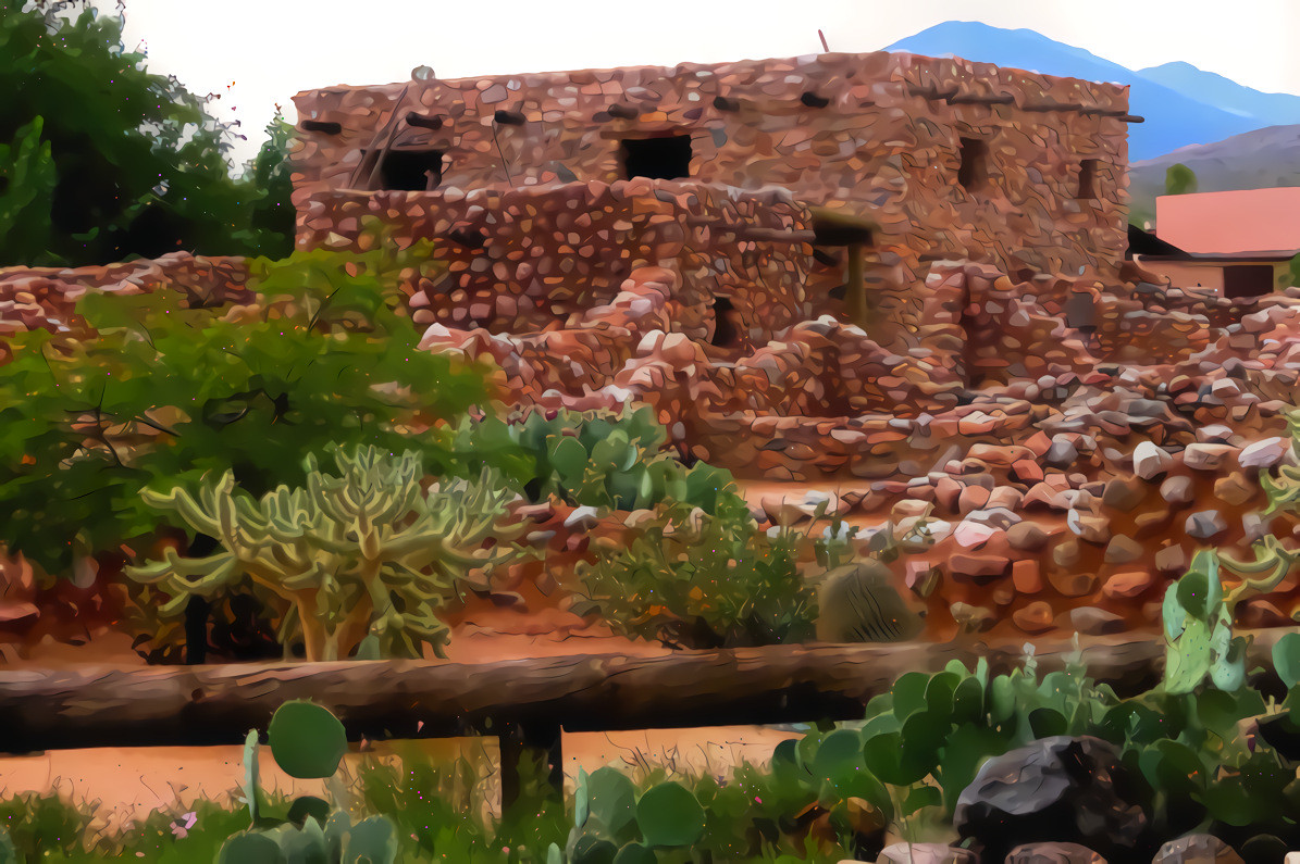 Ancient Besh-Ba-Gowah pueblo, Globe, Arizona