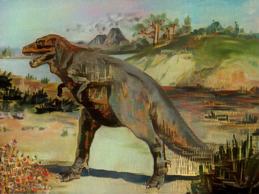 Dinosaur Painting