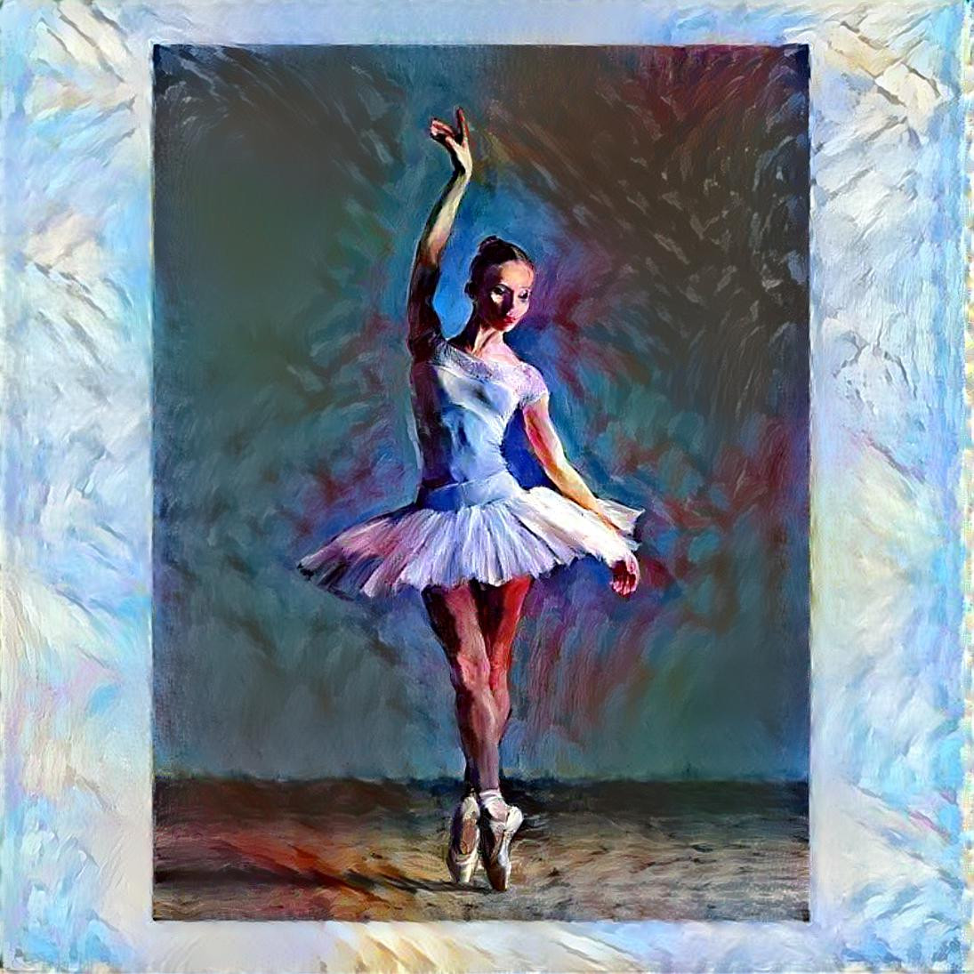 Ballerina in oil