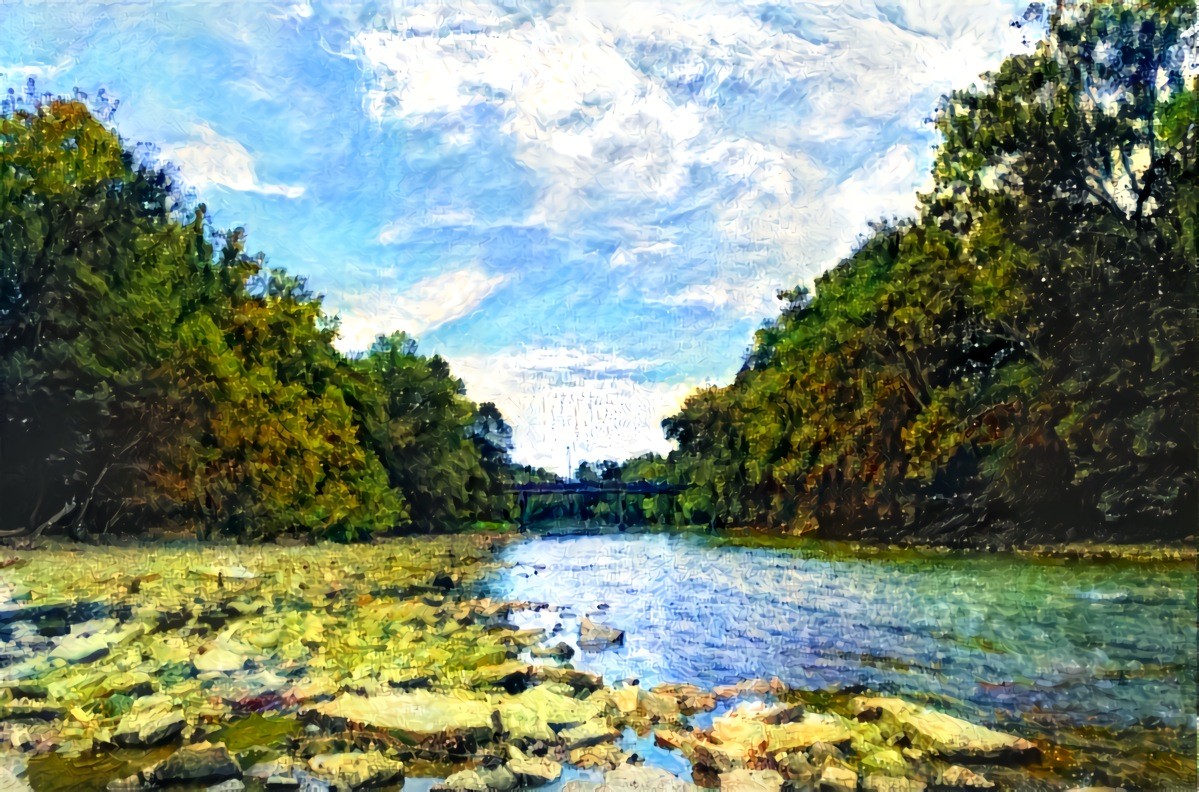 Monet in Loveland (Little Miami River, Loveland, Ohio, USA)
