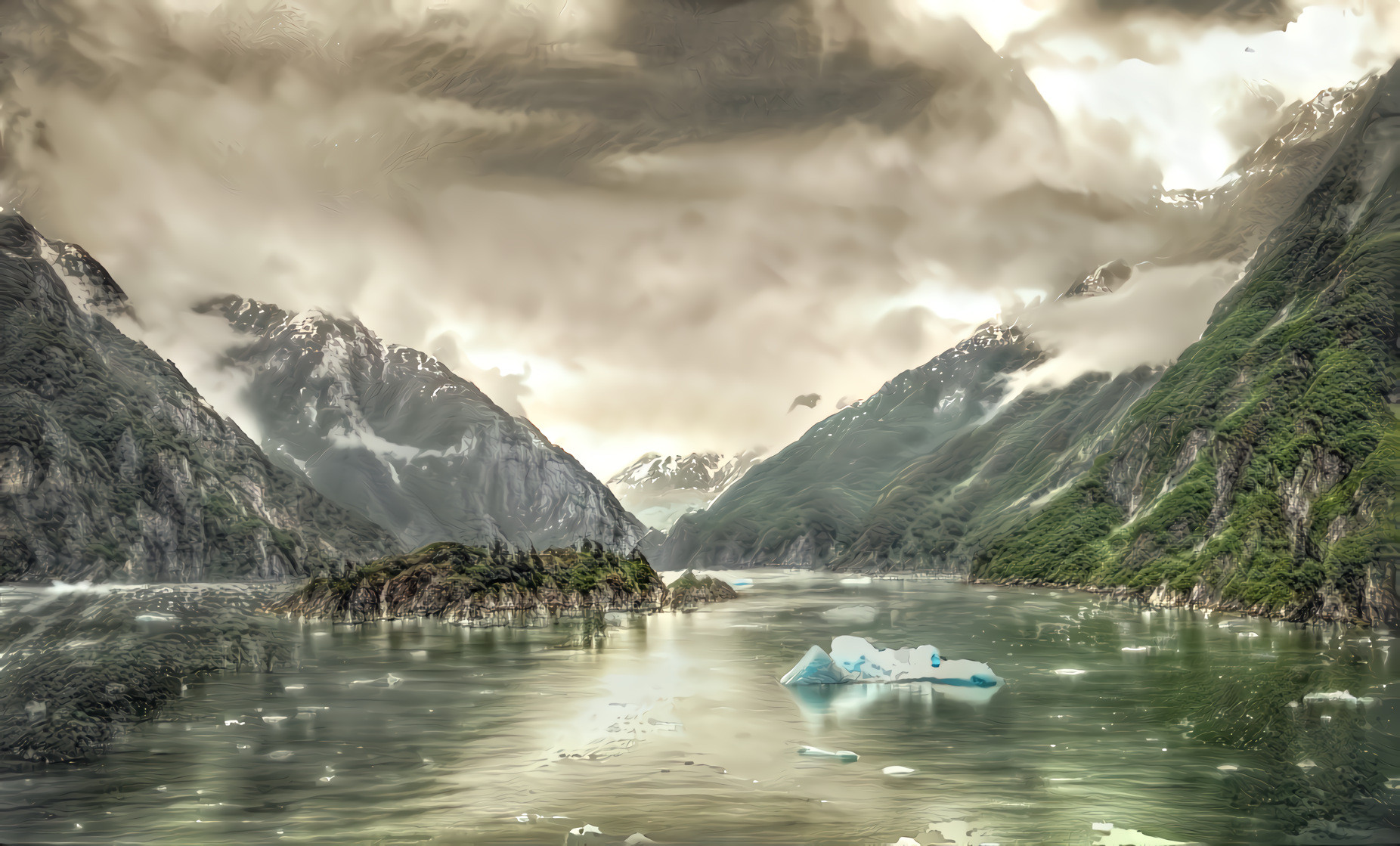 Tracy Arm Fjord, near Juneau Alaska