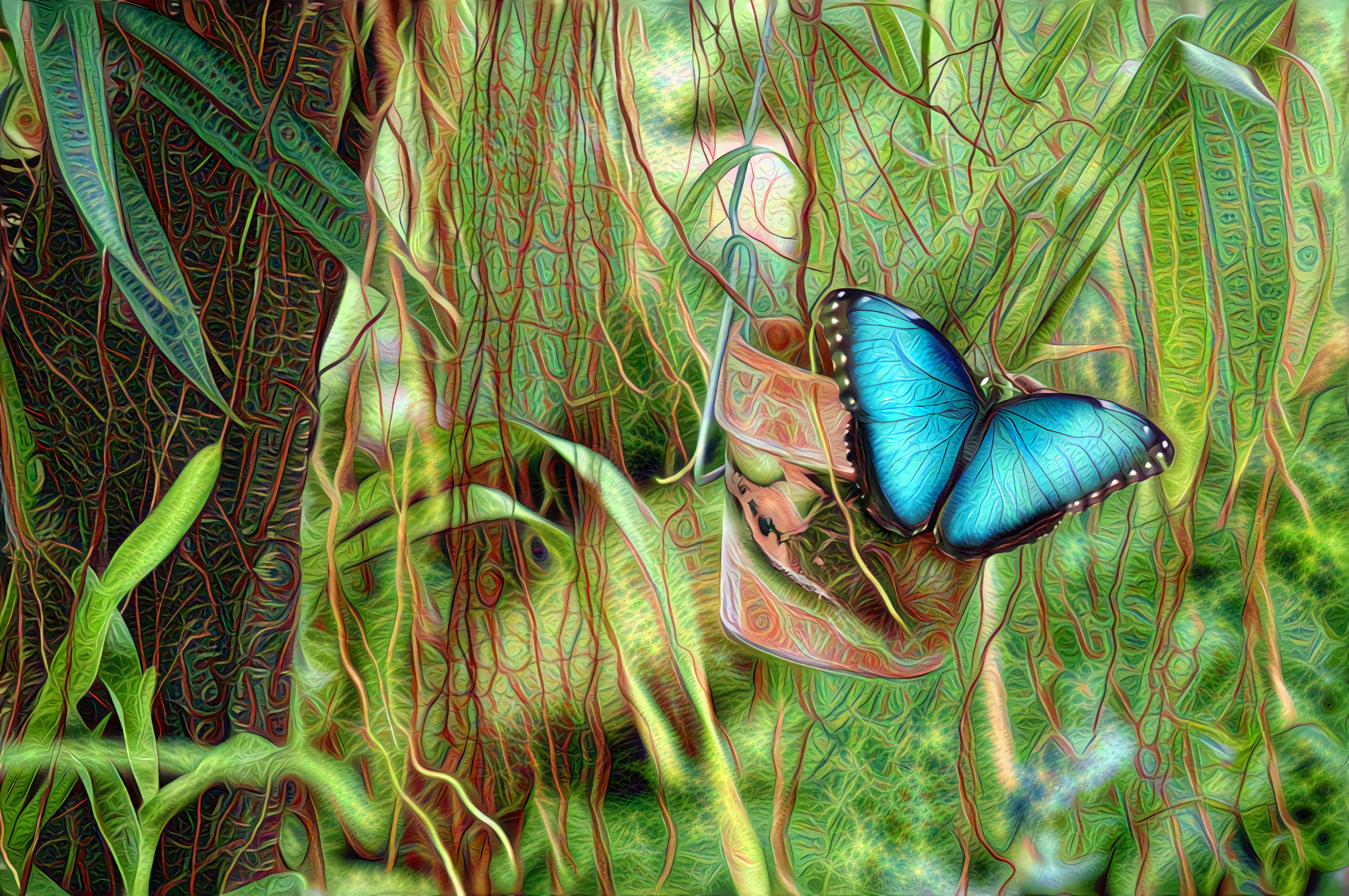 Blue Morpho Butterfly